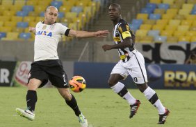 Durante a partida entre Botafogo x Corinthians, realizada esta noite no estádio do Maracanã, válida pela 20ª rodada do Campeonato Brasileiro de 2013