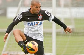 Emerson durante Treino do Corinthians realizado no CT Joaquim Grava