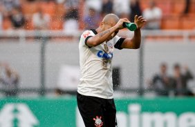 Emerson do Corinthians durante partida vlida pelo Campeonato Brasileiro, realizada no Pacaembu