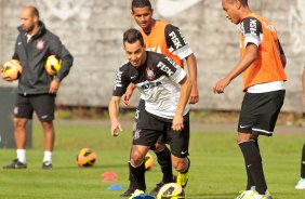 Rodriguinho do Corinthians durante treino realizado no CT Joaquim Grava