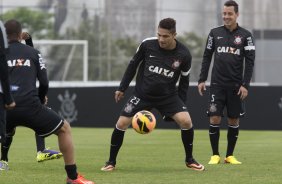 Durante o treino desta manhã no CT Joaquim Grava, no Parque Ecológico do Tiete. O próximo jogo da equipe será amanhã, domingo, dia 06/10, contra o Atlético-MG, no estádio Independência, válido pela 26ª rodada do Campeonato Brasileiro de 2013