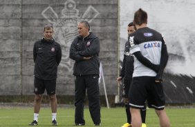 Durante o treino desta manh no CT Joaquim Grava, no Parque Ecolgico do Tiete. O prximo jogo da equipe ser amanh, domingo, dia 06/10, contra o Atltico-MG, no estdio Independncia, vlido pela 26 rodada do Campeonato Brasileiro de 2013