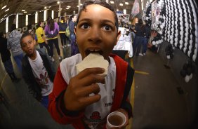 Corinthians recebe menores carentes para a festa do dia das crianças no ginásio Bernardão no Parque São Jorge. 07 de Outubro de 2013, São Paulo, São Paulo, Brasil