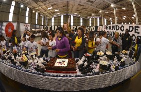 Corinthians recebe menores carentes para a festa do dia das crianças no ginásio Bernardão no Parque São Jorge. 07 de Outubro de 2013, São Paulo, São Paulo, Brasil