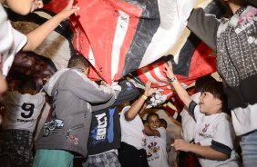 Corinthians recebe menores carentes para a festa do dia das crianças no ginásio Bernardão no Parque São Jorge. 07 de Outubro de 2013, São Paulo, São Paulo, Brasil