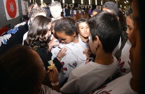Corinthians recebe menores carentes para a festa do dia das crianças no ginásio Bernardão no Parque São Jorge. 07 de Outubro de 2013, São Paulo, São Paulo, Brasil