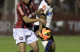 Durante a partida entre Corinthians x Atltico-PR, realizada esta noite no estdio Estdio Romildo Vitor Gomes Ferreira, em Mogi Mirim, vlida pela 27 rodada do Campeonato Brasileiro de 2013