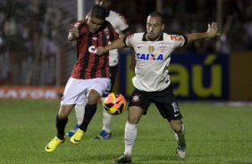 Durante a partida entre Corinthians x Atltico-PR, realizada esta noite no estdio Estdio Romildo Vitor Gomes Ferreira, em Mogi Mirim, vlida pela 27 rodada do Campeonato Brasileiro de 2013