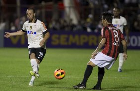 Durante a partida entre Corinthians x Atltico-PR, realizada esta noite no estdio Estdio Romildo Vitor Gomes Ferreira, em Mogi Mirim, vlida pela 27 rodada do Campeonato Brasileiro de 2013