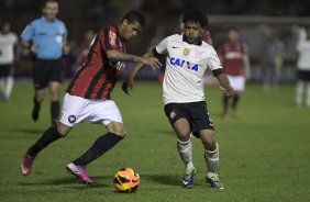 Durante a partida entre Corinthians x Atltico-PR, realizada esta noite no estdio Estdio Romildo Vitor Gomes Ferreira, em Mogi Mirim, vlida pela 27 rodada do Campeonato Brasileiro de 2013