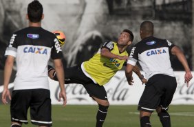 Durante o treino desta tarde no CT Joaquim Grava, no Parque Ecolgico do Tiete. O prximo jogo da equipe ser domingo, dia 13/10, contra o So Paulo, no estdio do Morumbi, vlido pela 28 rodada do Campeonato Brasileiro de 2013