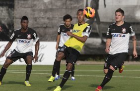 Durante o treino desta tarde no CT Joaquim Grava, no Parque Ecolgico do Tiete. O prximo jogo da equipe ser domingo, dia 13/10, contra o So Paulo, no estdio do Morumbi, vlido pela 28 rodada do Campeonato Brasileiro de 2013