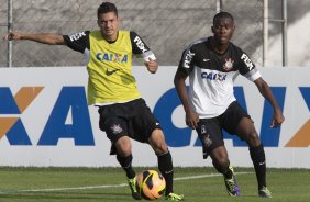 Durante o treino desta tarde no CT Joaquim Grava, no Parque Ecolgico do Tiete. O prximo jogo da equipe ser domingo, dia 13/10, contra o So Paulo, no estdio do Morumbi, vlido pela 28 rodada do Campeonato Brasileiro de 2013