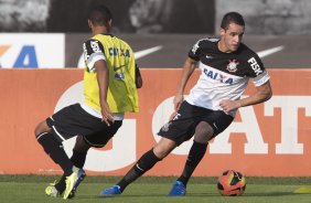 Durante o treino desta tarde no CT Joaquim Grava, no Parque Ecolgico do Tiete. O prximo jogo da equipe ser domingo, dia 13/10, contra o So Paulo, no estdio do Morumbi, vlido pela 28 rodada do Campeonato Brasileiro de 2013