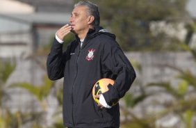 Durante o treino desta tarde no CT Joaquim Grava, no Parque Ecolgico do Tiete. O prximo jogo da equipe ser domingo, dia 13/10, contra o So Paulo, no estdio do Morumbi, vlido pela 28 rodada do Campeonato Brasileiro de 2013