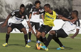 Durante o treino desta tarde no CT Joaquim Grava, no Parque Ecolgico do Tiete. O prximo jogo da equipe ser domingo, dia 13/10, contra o So Paulo, no estdio do Morumbi, vlido pela 28 rodada do Campeonato Brasileiro de 2013