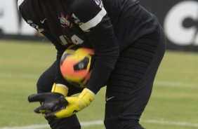 Durante o treino desta manhã no CT Joaquim Grava, no Parque Ecológico do Tiete. O próximo jogo da equipe será amanhã, domingo, dia 13/10, contra o São Paulo, no estádio do Morumbi, válido pela 28ª rodada do Campeonato Brasileiro de 2013