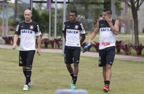 Durante o treino desta manhã no CT Joaquim Grava, no Parque Ecológico do Tiete. O próximo jogo da equipe será amanhã, domingo, dia 13/10, contra o São Paulo, no estádio do Morumbi, válido pela 28ª rodada do Campeonato Brasileiro de 2013