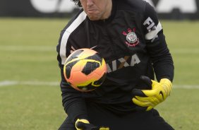 Durante o treino desta manhã no CT Joaquim Grava, no Parque Ecológico do Tiete. O próximo jogo da equipe será amanhã, domingo, dia 13/10, contra o São Paulo, no estádio do Morumbi, válido pela 28ª rodada do Campeonato Brasileiro de 2013