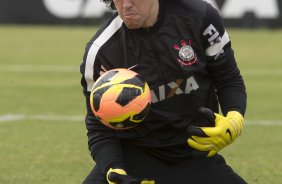 Durante o treino desta manh no CT Joaquim Grava, no Parque Ecolgico do Tiete. O prximo jogo da equipe ser amanh, domingo, dia 13/10, contra o So Paulo, no estdio do Morumbi, vlido pela 28 rodada do Campeonato Brasileiro de 2013