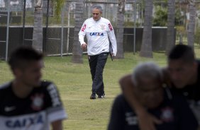 Durante o treino desta manhã no CT Joaquim Grava, no Parque Ecológico do Tiete. O próximo jogo da equipe será amanhã, domingo, dia 13/10, contra o São Paulo, no estádio do Morumbi, válido pela 28ª rodada do Campeonato Brasileiro de 2013