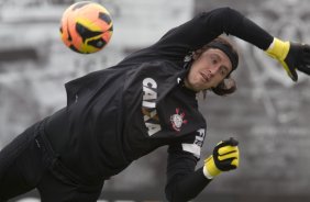 Durante o treino desta manhã no CT Joaquim Grava, no Parque Ecológico do Tiete. O próximo jogo da equipe será amanhã, domingo, dia 13/10, contra o São Paulo, no estádio do Morumbi, válido pela 28ª rodada do Campeonato Brasileiro de 2013