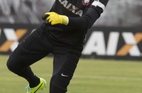 Durante o treino desta manh no CT Joaquim Grava, no Parque Ecolgico do Tiete. O prximo jogo da equipe ser amanh, domingo, dia 13/10, contra o So Paulo, no estdio do Morumbi, vlido pela 28 rodada do Campeonato Brasileiro de 2013