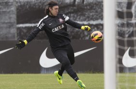 Durante o treino desta manhã no CT Joaquim Grava, no Parque Ecológico do Tiete. O próximo jogo da equipe será amanhã, domingo, dia 13/10, contra o São Paulo, no estádio do Morumbi, válido pela 28ª rodada do Campeonato Brasileiro de 2013