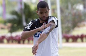 Durante o treino desta manh no CT Joaquim Grava, no Parque Ecolgico do Tiete. O prximo jogo da equipe ser amanh, domingo, dia 13/10, contra o So Paulo, no estdio do Morumbi, vlido pela 28 rodada do Campeonato Brasileiro de 2013