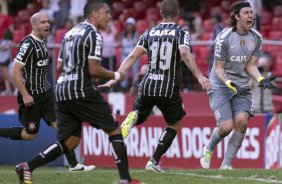 Durante a partida entre So Paulo x Corinthians, realizada esta tarde no estdio do Morumbi, vlida pela 28 rodada do Campeonato Brasileiro de 2013