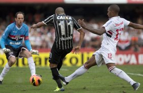 Durante a partida entre So Paulo x Corinthians, realizada esta tarde no estdio do Morumbi, vlida pela 28 rodada do Campeonato Brasileiro de 2013