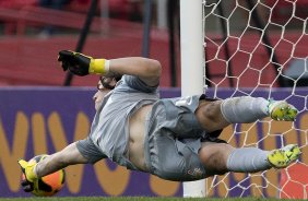 Durante a partida entre So Paulo x Corinthians, realizada esta tarde no estdio do Morumbi, vlida pela 28 rodada do Campeonato Brasileiro de 2013