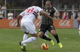 Durante a partida entre So Paulo x Corinthians, realizada esta tarde no estdio do Morumbi, vlida pela 28 rodada do Campeonato Brasileiro de 2013