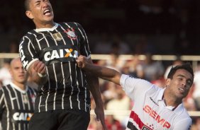 Durante a partida entre So Paulo x Corinthians, realizada esta tarde no estdio do Morumbi, vlida pela 28 rodada do Campeonato Brasileiro de 2013