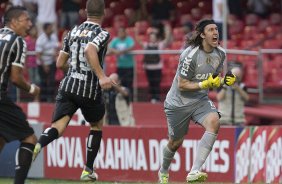 Durante a partida entre So Paulo x Corinthians, realizada esta tarde no estdio do Morumbi, vlida pela 28 rodada do Campeonato Brasileiro de 2013