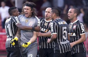 Durante a partida entre So Paulo x Corinthians, realizada esta tarde no estdio do Morumbi, vlida pela 28 rodada do Campeonato Brasileiro de 2013