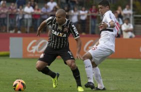 Durante a partida entre So Paulo x Corinthians, realizada esta tarde no estdio do Morumbi, vlida pela 28 rodada do Campeonato Brasileiro de 2013