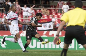 Durante a partida entre So Paulo x Corinthians, realizada esta tarde no estdio do Morumbi, vlida pela 28 rodada do Campeonato Brasileiro de 2013