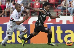 Durante a partida entre So Paulo x Corinthians, realizada esta tarde no estdio do Morumbi, vlida pela 28 rodada do Campeonato Brasileiro de 2013