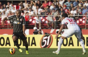 Durante a partida entre So Paulo x Corinthians, realizada esta tarde no estdio do Morumbi, vlida pela 28 rodada do Campeonato Brasileiro de 2013
