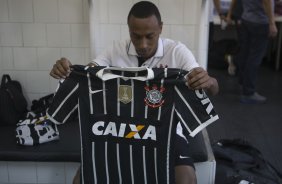 Nos vestiários antes da partida entre São Paulo x Corinthians, realizada esta tarde no estádio do Morumbi, válida pela 28ª rodada do Campeonato Brasileiro de 2013