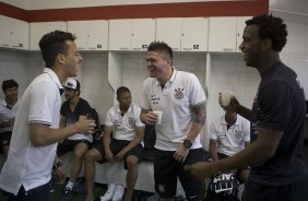 Nos vestirios antes da partida entre So Paulo x Corinthians, realizada esta tarde no estdio do Morumbi, vlida pela 28 rodada do Campeonato Brasileiro de 2013