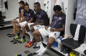 Nos vestirios antes da partida entre Grmio x Corinthians, realizada esta noite na Arena Grmio, vlida pela 29 rodada do Campeonato Brasileiro de 2013