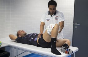 Nos vestirios antes da partida entre Grmio x Corinthians, realizada esta noite na Arena Grmio, vlida pela 29 rodada do Campeonato Brasileiro de 2013