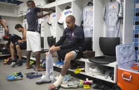 Nos vestirios antes da partida entre Grmio x Corinthians, realizada esta noite na Arena Grmio, vlida pela 29 rodada do Campeonato Brasileiro de 2013