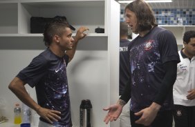 Nos vestirios antes da partida entre Grmio x Corinthians, realizada esta noite na Arena Grmio, vlida pela 29 rodada do Campeonato Brasileiro de 2013