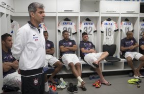 Nos vestirios antes da partida entre Grmio x Corinthians, realizada esta noite na Arena Grmio, vlida pela 29 rodada do Campeonato Brasileiro de 2013