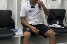 Nos vestirios antes da partida entre Grmio x Corinthians, realizada esta noite na Arena Grmio, vlida pela 29 rodada do Campeonato Brasileiro de 2013