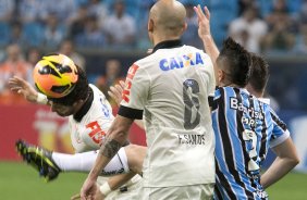 Durante a partida entre Grmio x Corinthians, realizada esta noite na Arena Grmio, em Porto Alegre, jogo da volta vlido pelas quartas de final da Copa do Brasil de 2013