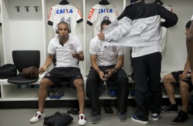 Nos vestirios antes da partida entre Grmio x Corinthians, realizada esta noite na Arena Grmio, em Porto Alegre, jogo da volta vlido pelas quartas de final da Copa do Brasil de 2013